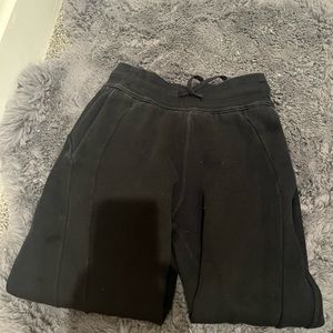 lululemon black scuba sweats size 0